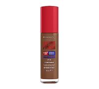 Rimmel Lasting Finish 35Hr Foundation 600 Warm Coconut, Full Coverage, Hydrating, SPF20, Hyaluronic Acid, Vitamin E, 2% Niacinamide, All Day Wear, Vegan, Cruelty Free