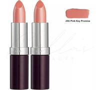 RIMMEL Lasting Finish Creamy Lipstick 4g - 206 Pink Key Promise PACK OF 2