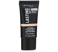 Rimmel Lasting Matte Full Coverage Light-weight Foundation 30ml, 010 Warm Porcelain 34856804010