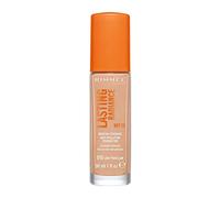 Rimmel Lasting Radiance Medium Coverage Anti Pollution Foundation, SPF 25, 010 Light Porcelain (Rimmel Wake Me Up Foundation Upgrade)