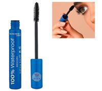 Rimmel London 100% Waterproof Mascara Smudgeproof 8ml - 001 BLACK BLACK