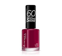 Rimmel 60 Seconds Super Shine Nail Polish, Black Cherries 8ml