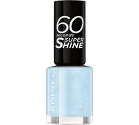 Rimmel 60 Seconds Super Shine Nail Polish, Pillow Talk, Quick-Dry Nail Polish, Ultra-Shiny Finish, Easy to Apply, Vibrant Colour, Long-Wearing, Clean and Improved Formula, Vegan, 8ml