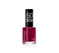 Rimmel London 60 Seconds Super Shine Nail Polish, 320 Rapid Ruby