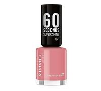 Rimmel London 60 Seconds Super Shine Nail Polish, Preppy in Pink, 8ml