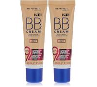Rimmel London BB Cream with Brightening Effect, Light, 30ml, Pink (Pack of 2)