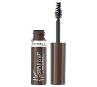 Rimmel London Brow Pro Micro Ultra-Fine Precision Pencil & Brush, Natural-looking Defined Brows, Dark Brown, 0.03 g