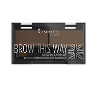 Rimmel London Brow This Way Eyebrow Powder Sculpting Kit, 1.3g