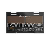 Rimmel London Brow This Way Eyebrow Powder Sculpting Kit, 2.4g