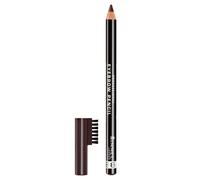 Rimmel London Brow This Way Professional Eyebrow Pencil Long-Wearing Highly-Pigmented Built-In Brush 001 Dark Brown 0.05oz