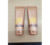 Rimmel London Instant Tan Sun Shimmer FAKE TAN X2 Dark Matte 125ml JUST £10.49