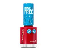 Rimmel London Kind & Free 156 Poppy Pop Red 8ml Nail Polish