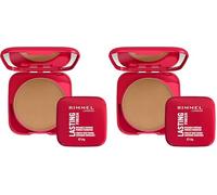 Rimmel London Lasting Finish Compact Foundation, 008 Soft Beige, 7g (Pack of 2)