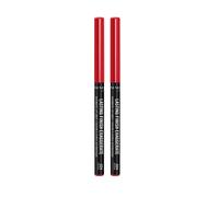 Rimmel London Lasting Finish Exaggerate Lip Liners, 024 Red Diva, 4g (Pack of 2)