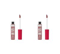 Rimmel London Lasting Mega Matte Liquid Lipstick, Long-Lasting, Hydrating, Vegan Formula - 110 - Blush, 7.4ml (Pack of 2)