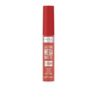 Rimmel London Lasting Mega Matte Liquid Lipstick, Long-Lasting, Hydrating, Vegan Formula - 600 - Coral Sass, 7.4ml