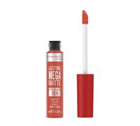 Rimmel London Lasting Mega Matte Liquid Lipstick Long-Lasting Hydrating Vegan Formula - 600 - Coral Sass 0.25oz