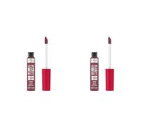 Rimmel London Lasting Mega Matte Liquid Lipstick, Long-Lasting, Hydrating, Vegan Formula - 900 - Ravishing Rose, 7.4ml (Pack of 2)