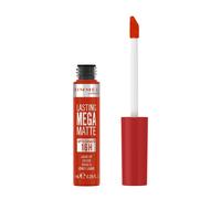 Rimmel London Lasting Mega Matte Liquid Lipstick Long-Lasting Hydrating Vegan Formula - 920 - Scarlet Flames 0.25oz