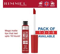 Rimmel London Lasting Mega Matte Liquid Lipstick Vegan 500 Fire Starter 7.4ml