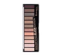 Rimmel London Magnif'eyes 12 Pan Eyeshadow Palette, Highly Pigmented Colours and Long-lasting Formula, Blushed Edition, 14 g (Pack of 6)