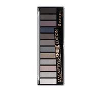 Rimmel London Magnif'eyes 12 Pan Eyeshadow Palette, Highly Pigmented Colours and Long-lasting Formula, Smokey Edition, 14 g, Crayon