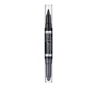Rimmel London Magnif'Eyes Double Ended Eyeshadow And Liner 1, Back To Blacks