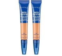 Rimmel London Match Perfection Light Coverage Blendable Liquid Concealer, 040 Classic Beige, 7 ml (Pack of 2)
