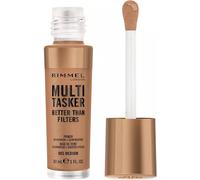 Rimmel Multi Tasker Better Than Filters, 005 Medium, 3 in 1 Face Primer, Glow Booster and Highlighter, Flawless Finish, Infused with Vitamin C and E, Maxi Soft Applicator, Vegan, 30ml