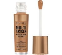 Rimmel Multi Tasker Better Than Filters, 3 in 1 Face Primer, Glow Booster and Highlighter, Flawless Finish, Infused with Vitamin C and E, Maxi Soft Applicator, Vegan, 30ml