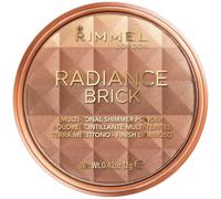 Rimmel London Radiance Shimmer Brick Pressed Bronzer, Light-As-Air Contouring 12