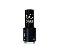 Rimmel London Rita Ora 60 Seconds Super Shine Nail Polish, 900 RITAS BLACK, 8 ml, Packaging May Vary