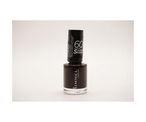 Rimmel London Rita Ora 60 Seconds Super Shine Nail Polish, 901 Darkest Desires, 8 ml, Packaging May Vary