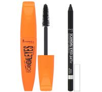 Rimmel London, Scandaleyes Mascara with Waterproof Kohl Kajal Liner, 003 Extreme Black, 2 Piece Set
