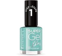 Rimmel London Shade 51 Shallow Bay Kate Moss Super Gel Nail Polish, Mint 12 ml