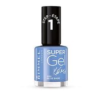 Rimmel London Shade 52 Babe Kate Moss Super gel Nail Polish, Blue