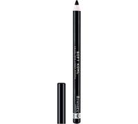 Rimmel London Soft Kohl Eyeliner Jet Black Pencil, Long-lasting and Smudge-proof Formula with Easy Application, 1.2 g