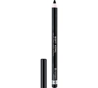 Rimmel London Soft Kohl Smudge-Proof Eyeliner Pencil Jet Black 1.2 g - Dermatologist & Ophthalmologist Tested, 12h Wear - Eyeliner Pencil