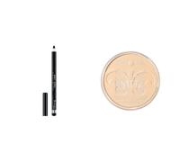 Rimmel London Soft Kohl Smudge-proof Eyeliner Pencil, Jet black, 1.2 g & Stay Matte Pressed Powder, Transparent, 14g