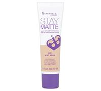 Rimmel Stay Matte Liquid Foundation, Soft Beige 200,1 Fl Oz, Pack of 2,UK Seller