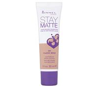 Rimmel London Stay Matte Foundation, 201 Classic Beige, 30 ml