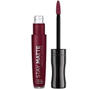 RIMMEL LONDON - Stay Matte Liquid Lip Colour - Intense Velvet Matte Finish - Waterproof, Kissproof, Touchproof - Stays Put Up to 12hrs - 810 Plum This Show
