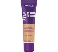 Rimmel London Stay Matte Liquid Mousse Foundation, Good Coverage and Oil-Free Formula, Soft Beige, 30 ml