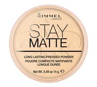 RIMMEL London Stay Matte Pressed Face Powder 14g - 001 Transparent PACK OF 3