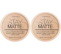 Rimmel London Stay Matte Pressed Powder, 4 Sandstorm, 14g (Pack of 2)