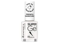Rimmel London Super Gel French Manicure Nail Tip Whitener, 9 Porcelain, 12 ml