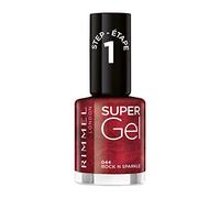 Rimmel London Super Gel Nail Polish, 044 Rock N Sparkle, 12 ml, Packaging May Vary