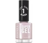 Rimmel Super Gel, 107 Glazed Out, Long-Lasting Nail Polish, Glazed Finish, Easy Application, Gel-like Manicure, Chip Resistant, Clean Formula, 12ml