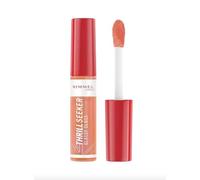 Rimmel London Thrill Seeker Glassy Lip Gloss, Orange Sorbet 055, Vegan Formula with Hyaluronic Acid