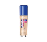 Rimmel Match Perfection Foundation 101 Classic Ivory, Medium Coverage, 24hr Hydration, No Caking or Creasing, Lightweight, Reduces Imperfections, Invisible Coverage, SPF20, Cruelty Free